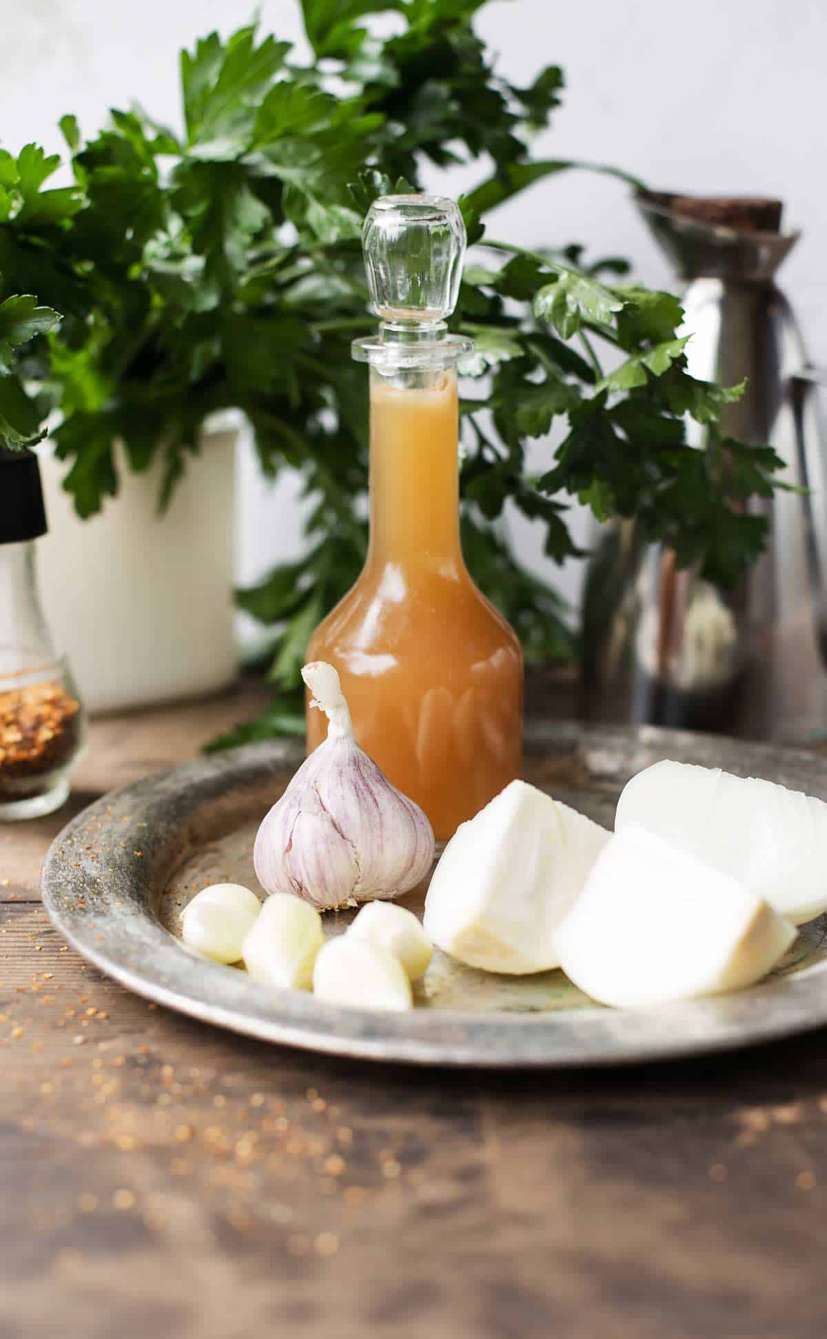 Chimichurri sauce ingredients