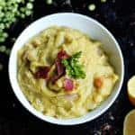 Classic Split Pea Soup with Lemon and Thyme is a family favorite! Although not super inventive and sexy this classic is super filling, economical and delicious! #glutenfree #dairyfree #soup #recipe