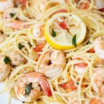 Gluten Free easy and quick Weeknight Dinner Shrimp Scampi #PastaPerfection #CollectiveBias #ad