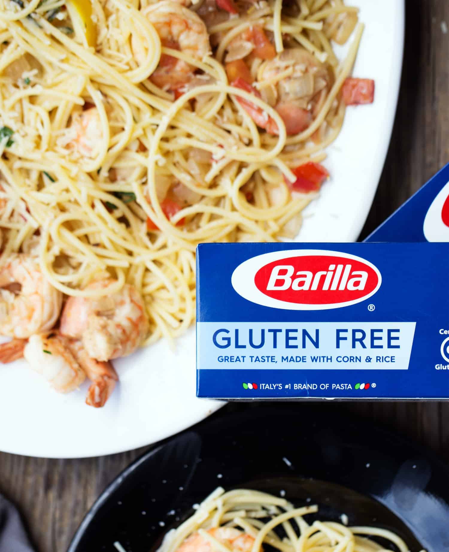 Gluten Free easy and quick Weeknight Dinner Shrimp Scampi #PastaPerfection #CollectiveBias #ad