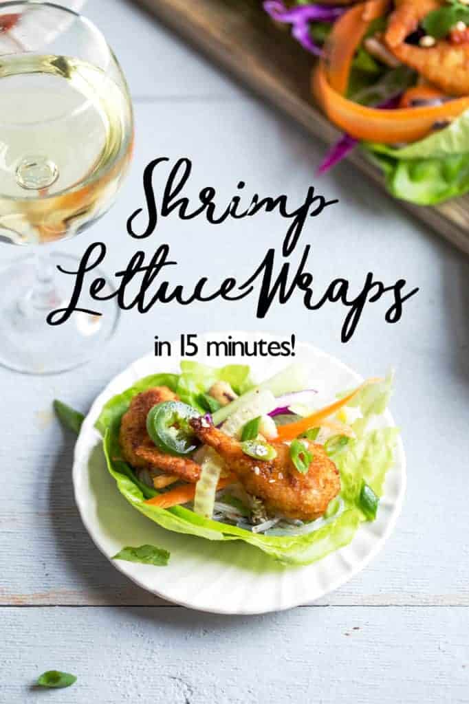 Asian Shrimp Lettuce Wraps recipe | diy buffet dinner spread | self serve family meal idea | quick weeknight meal #sponsored @CloduBois @SeaPakShrimpCo