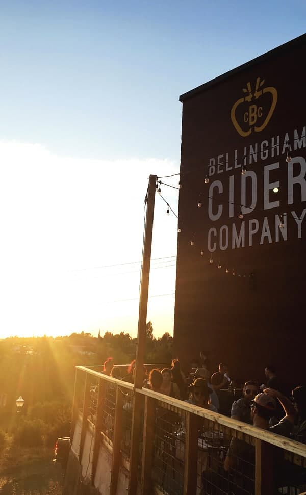 Bellingham Cider Company with a beautiful view and an amazing cocktail menu make this craft cidery a great choice when trying out new Bellingham restaurants. bellingham restaurants | restaurants in bellingham | bellingha, wa restaurant reviews | craft cider | cidery