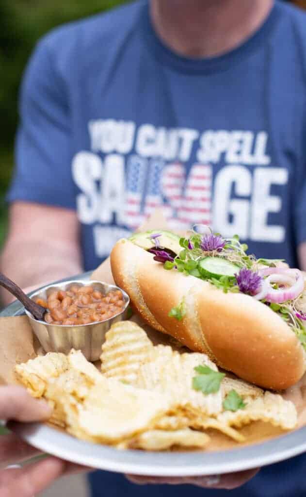 This Ultimate List of Hot Dog Toppings Ideas makes it so easy to throw together an easy hot dog bar food station at your next party! hot dog toppings | hot dog ideas | hot dog bar | gourmet hot dog recipes | hot dog menu ideas