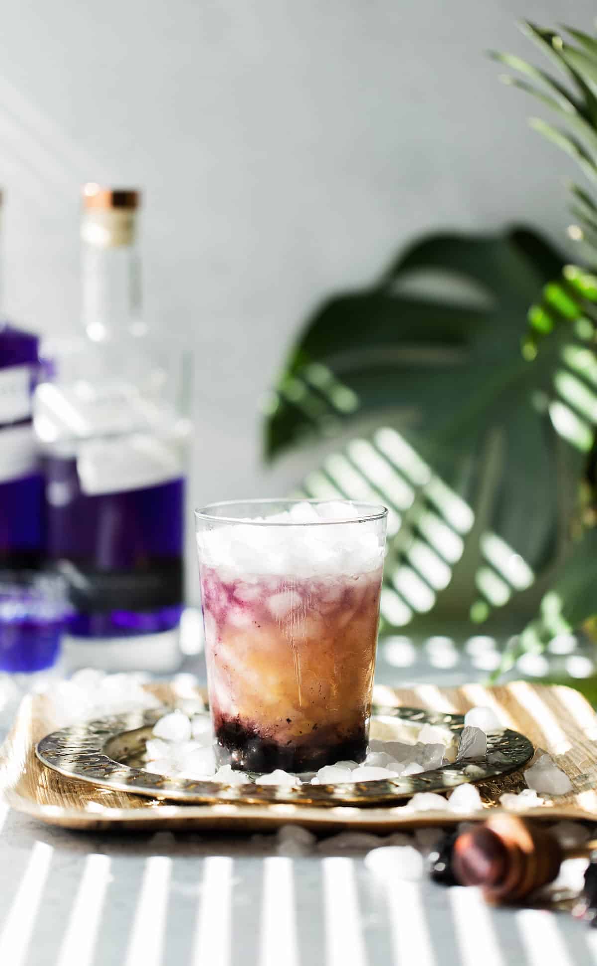 Pacific Empress Gin and Tonic made with color changing butterfly pea flower Empress 1908 Gin is a fruity gin and tonic cocktail with a Pacific Northwest twist. butterfly pea flower Empress gin cocktail | gin and tonic recipe | pink gin cocktail