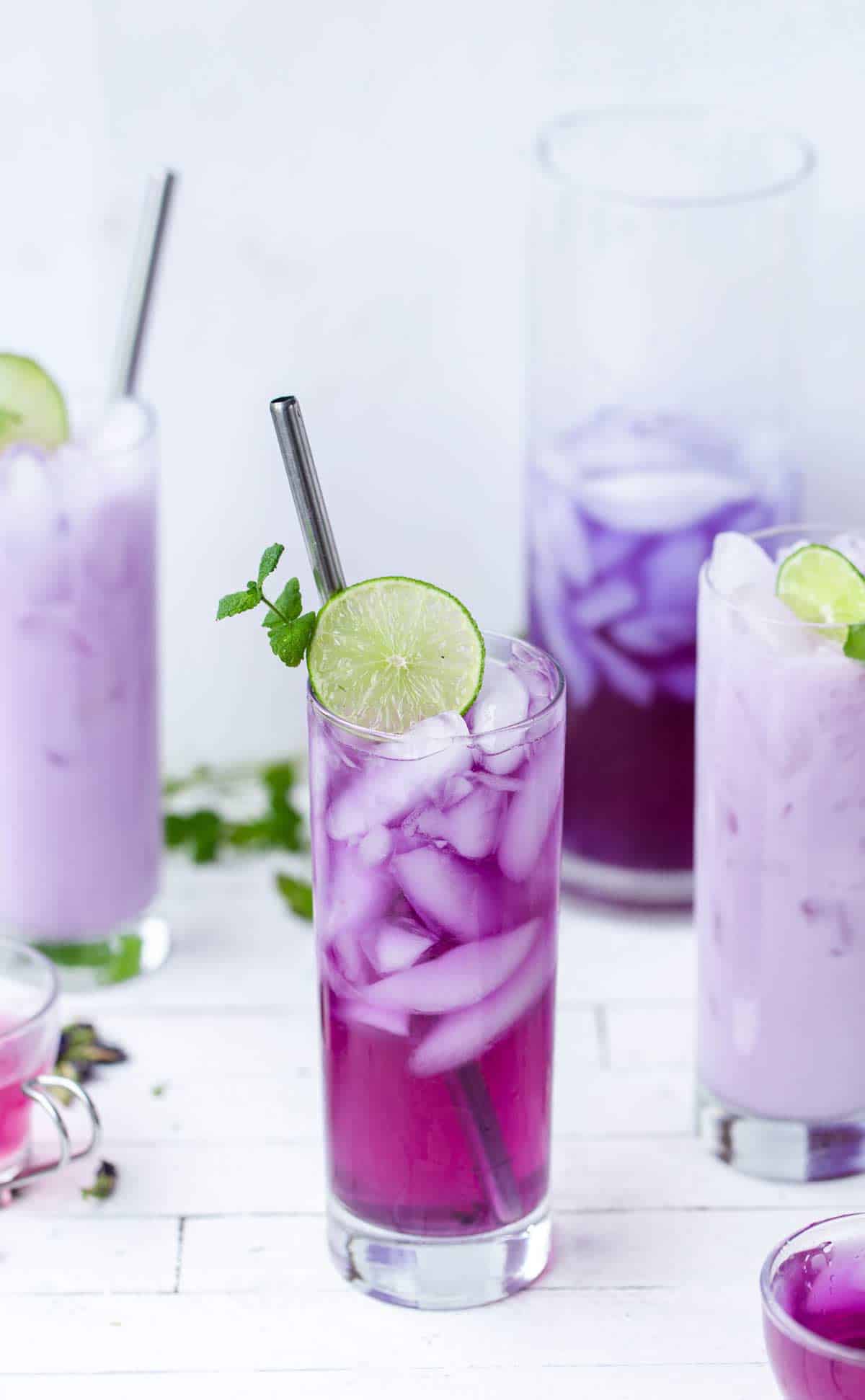 Color Changing Butterfly Pea Flower Mocktail - Fresh Flavorful