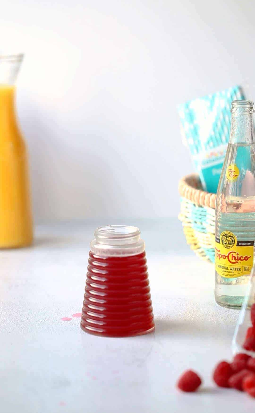 Raspberry Syrup is a delicious simple syrup recipe that once you learn how to make you will realize how versatile it is. raspberry syrup | raspberry simple syrup | simple syrup recipe