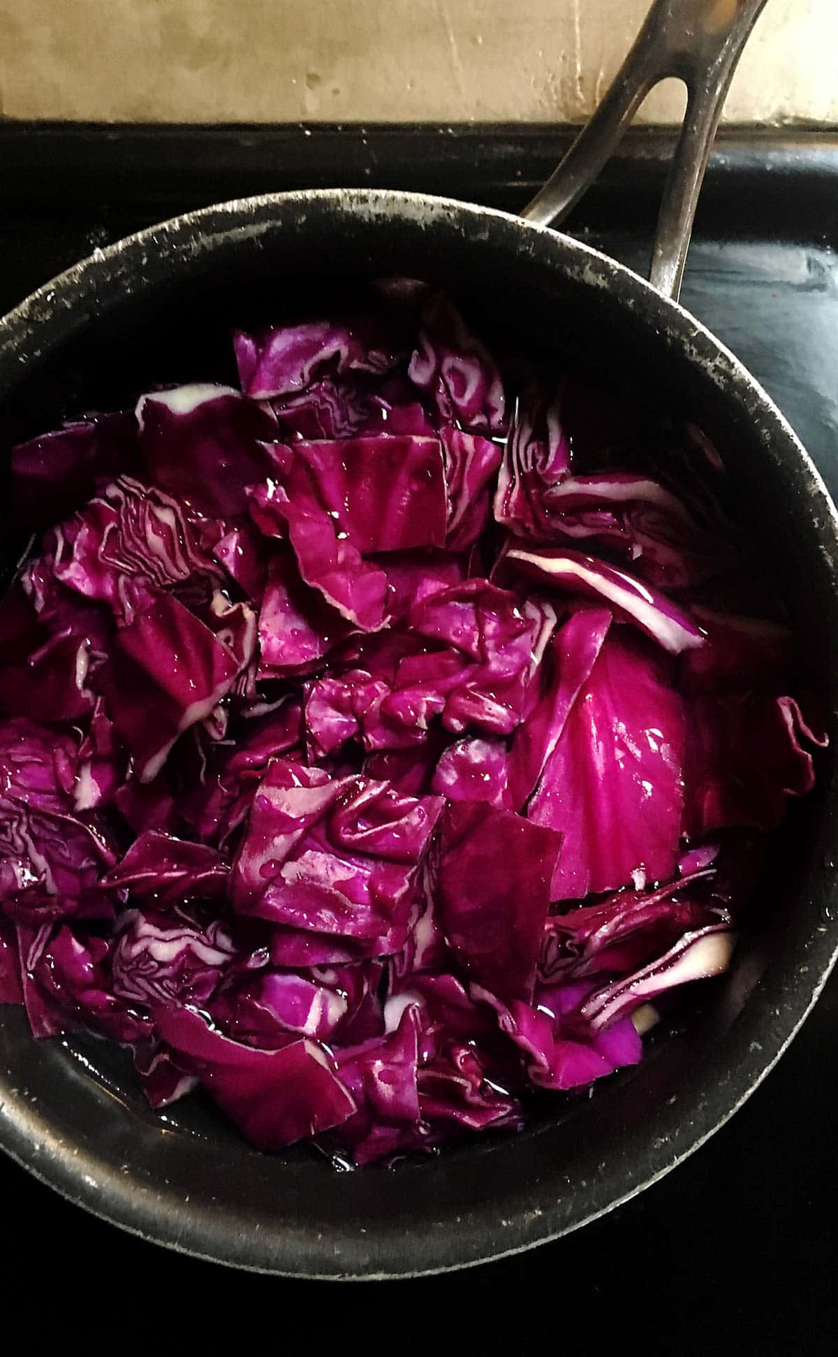 all natural chopped red cabbage food coloring