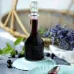 Blueberry Simple Syrup with lavender is a blueberry syrup recipe with lightly floral notes from fresh lavender. blueberry lavender syrup | blueberry lavender simple syrup | blueberry syrup recipe