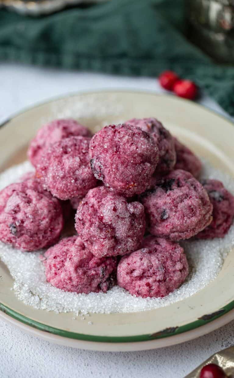 Sparkling Sugarplum Cranberry Cookies Fresh Flavorful