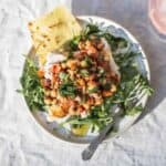 This Chana Chaat Indian Chickpea Salad recipe transforms simple ingredients like tomatoes, chickpeas and potatoes into a flavorful dish that can be enjoyed as a snack, salad or condiment. chickpea chaat | chickpea chaat recipe | Indian salad with chickpeas | chana chaat recipes