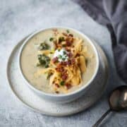 Cheesy potato soup