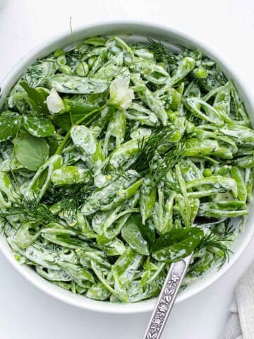 Sugar snap pea salad recipe