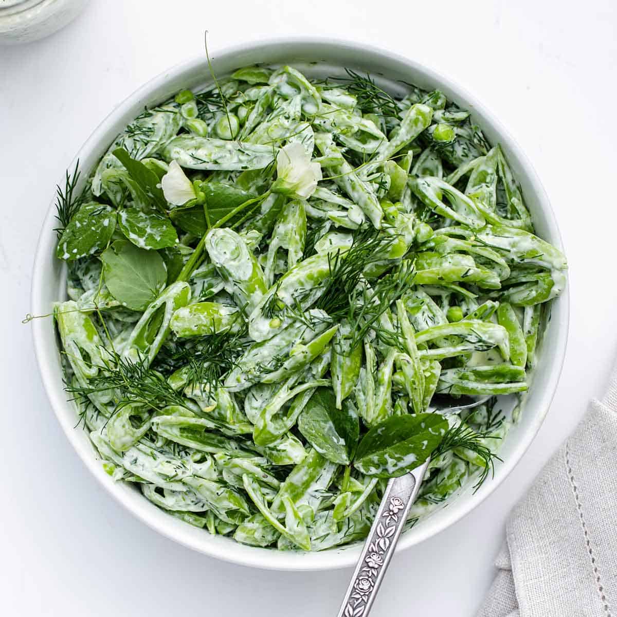 Sugar snap pea salad recipe